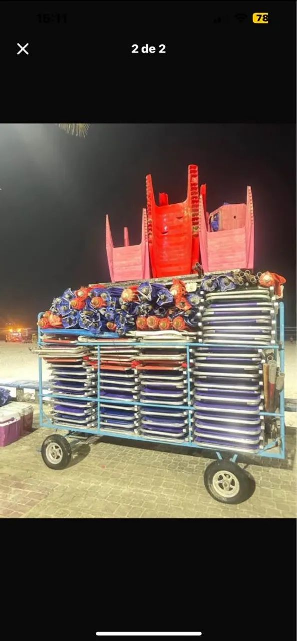 Carrinho de praia - Foto 3