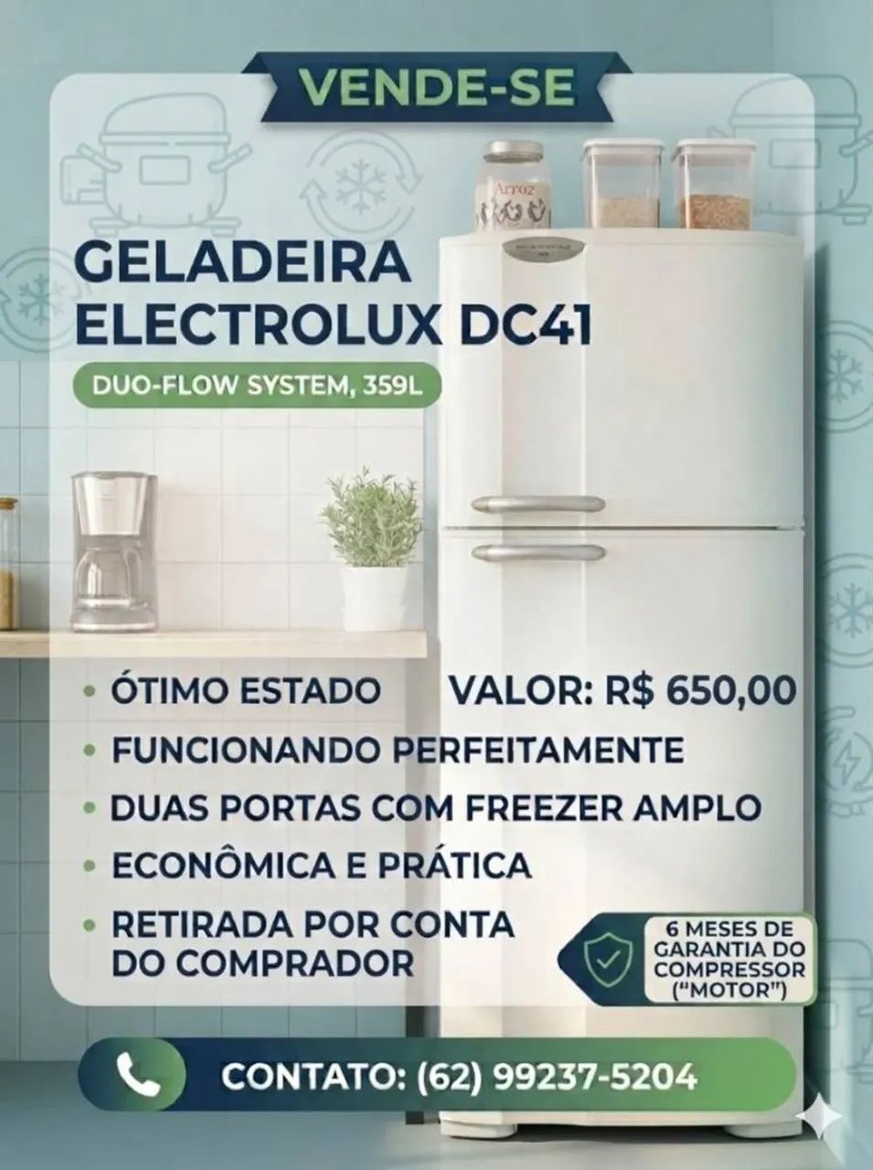 Geladeira Electrolux 