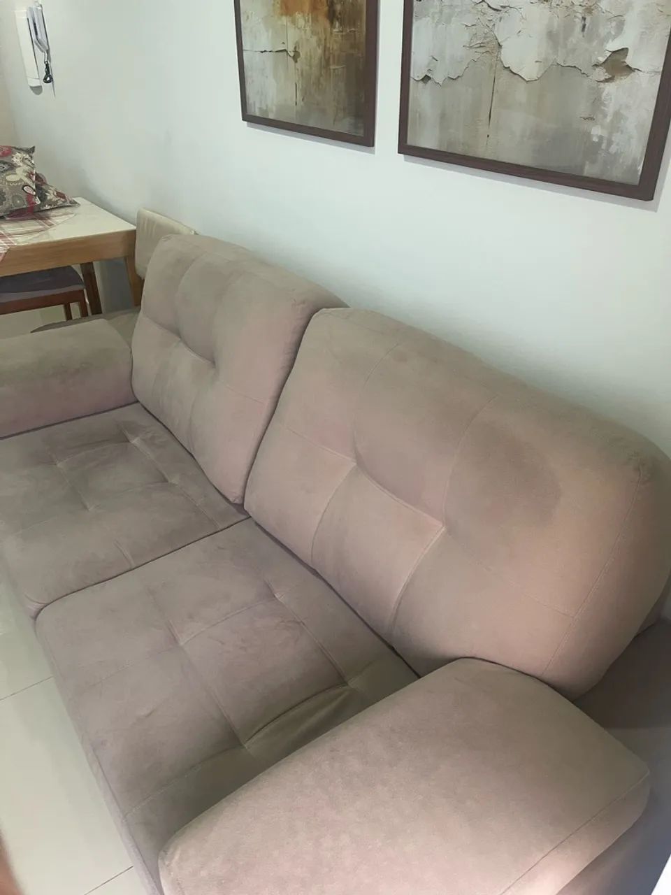 SOFÁ BEGE ALTA QUALIDADE  - Foto 3