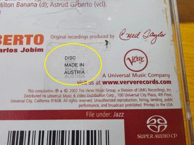  Disco CD  SACD Gilberto e Getz - Foto 5