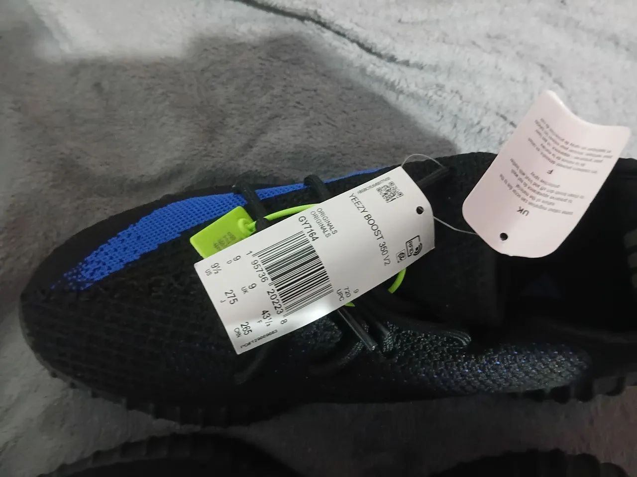 Yezzy boost 350 v2 dazzling blue 41br - Foto 4