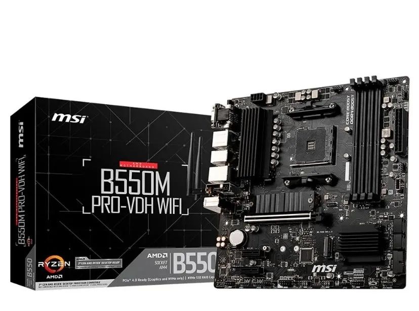B550 pro vdh Wi-Fi ( nova e com NF )