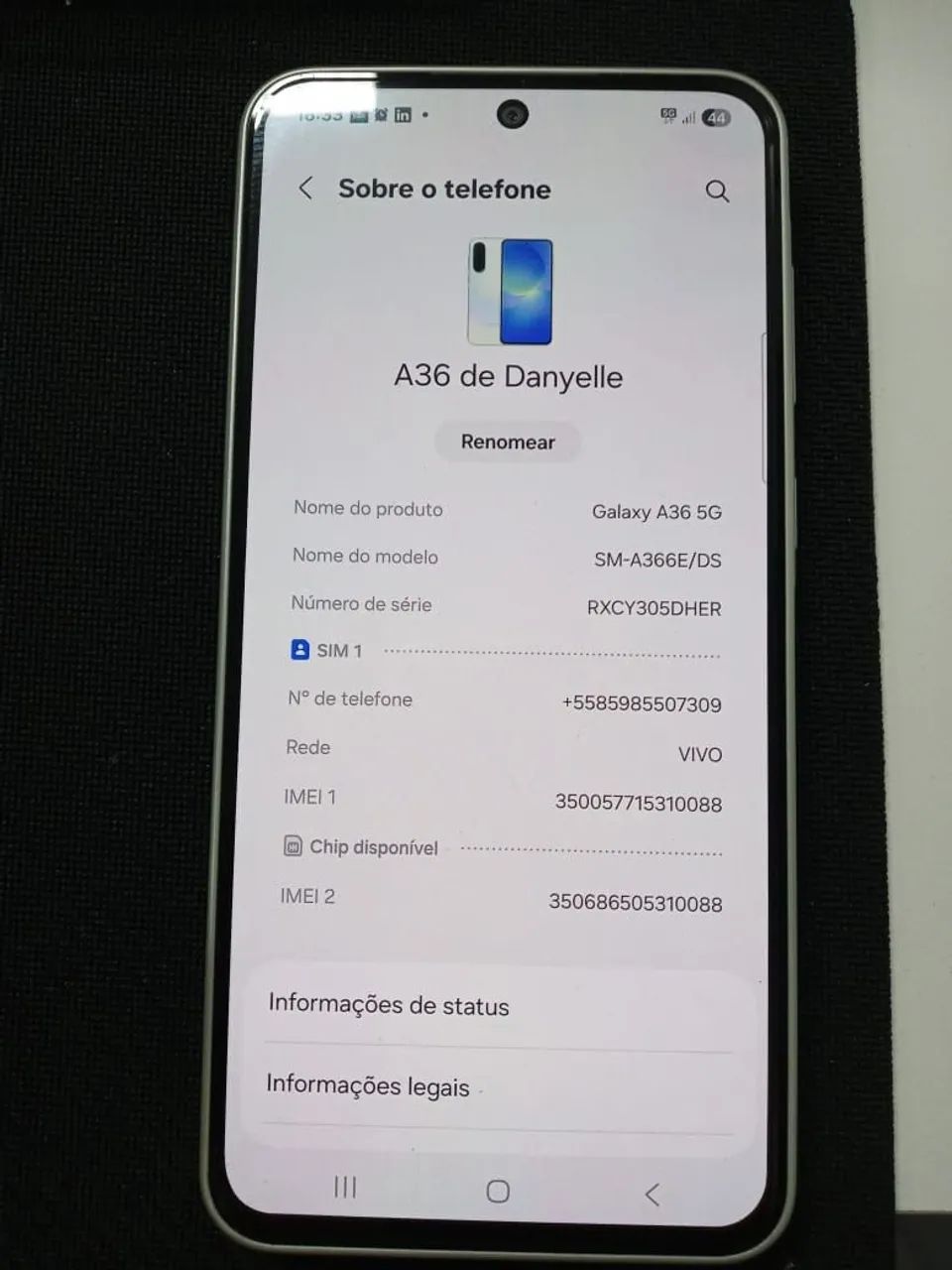 Celular samsung A36 256GB 