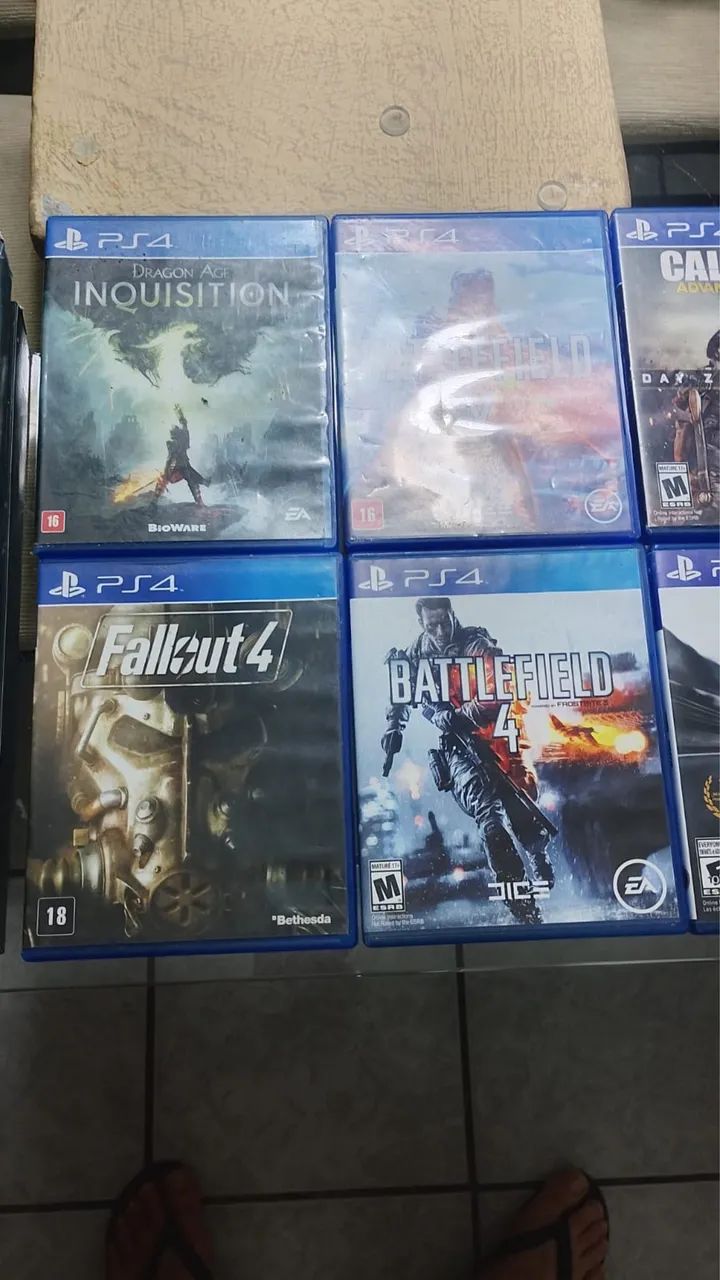 Ps4 desbloqueavel com controle e jogos  - Foto 3