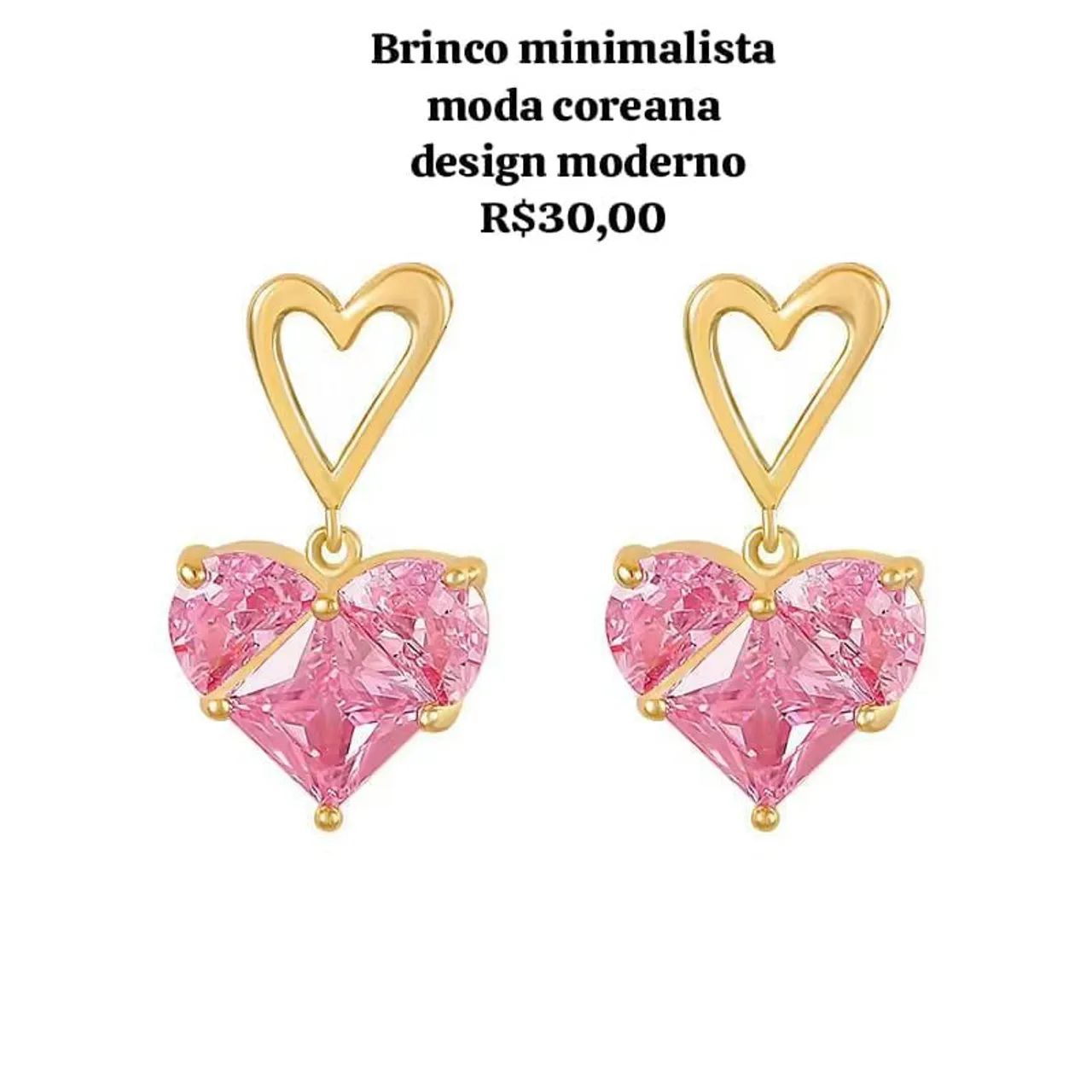 Brinco minimalista moda coreana  - Foto 5