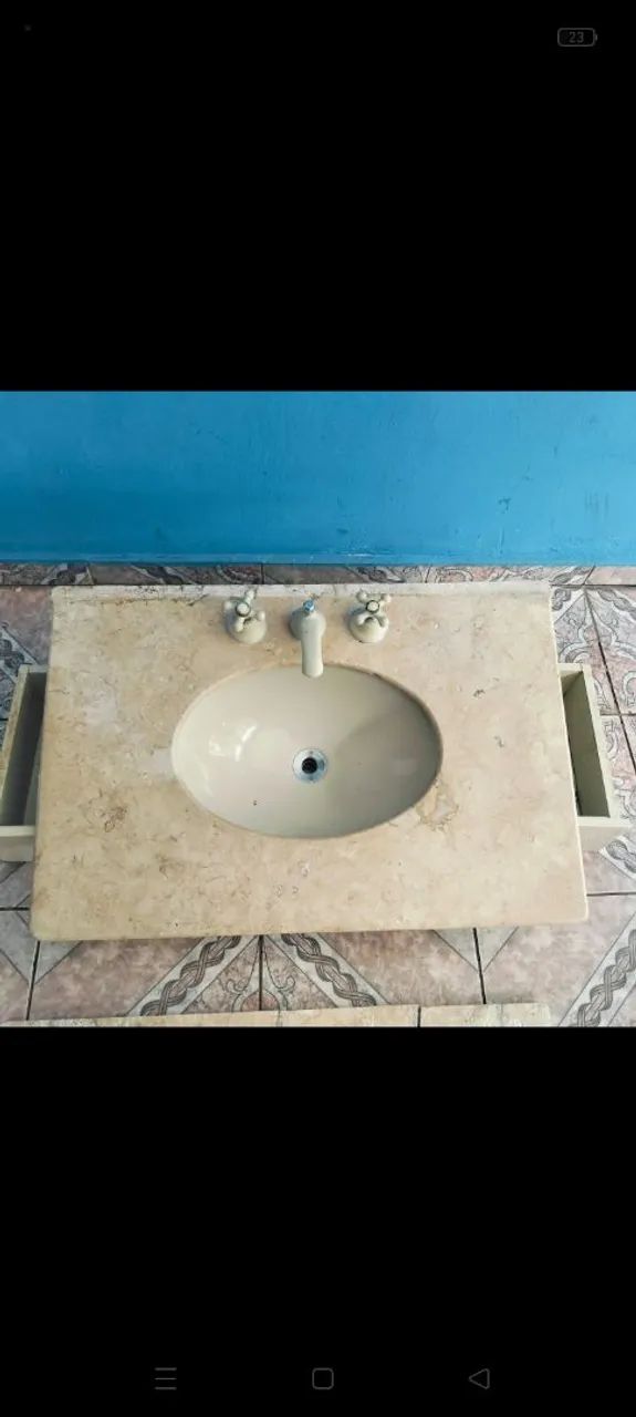 No precinho, pia de mármore para banheiro, abaixo do preço.Corra e aproveite 80c por 55 la
