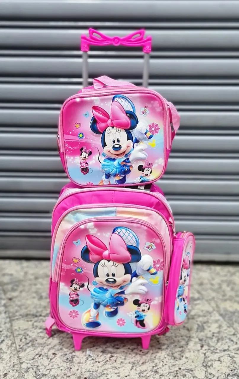 Kit Mochila infantil carrinho  - Foto 2
