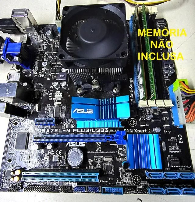 PLACA MÃE  ASUS M5A78L-M PLUS/USB3 REV 1.01 SOCKET AMD AM3+