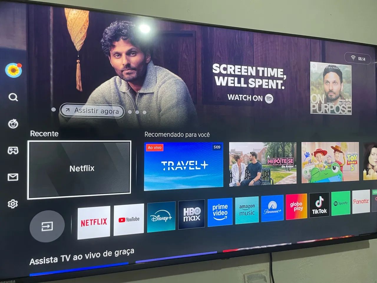 Tv smart Toshiba 50 polegadas  - Foto 4