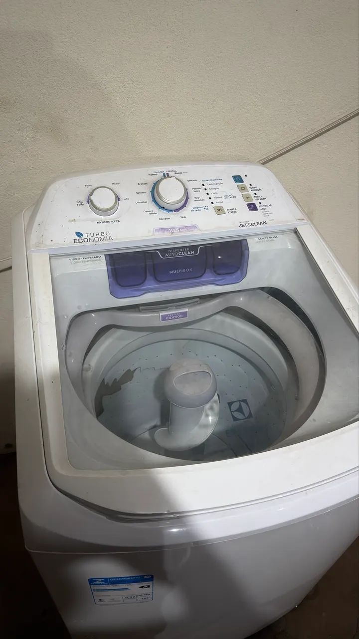 Máquina de lavar eletrolux