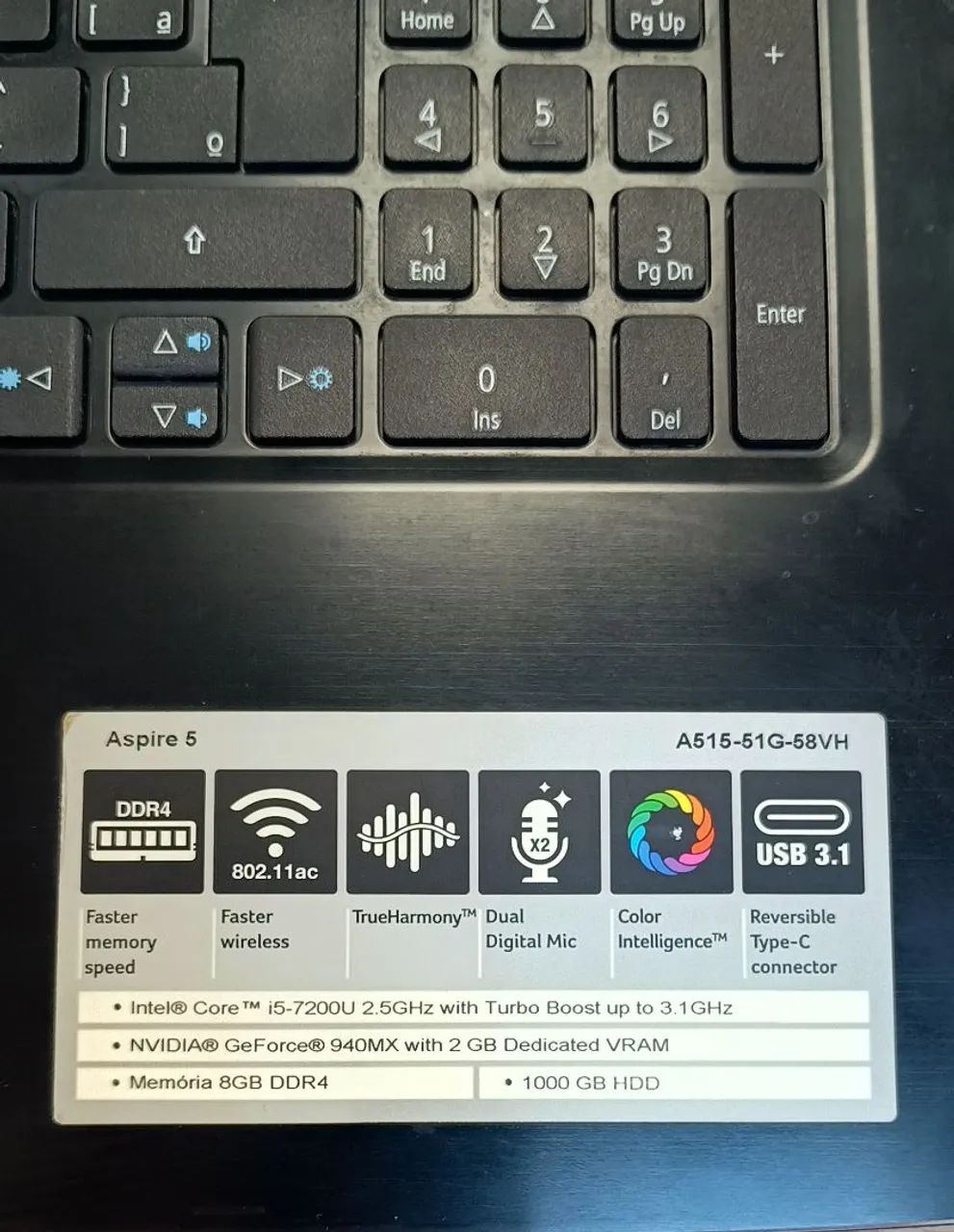 Notebook Acer Aspire 5 - Foto 3