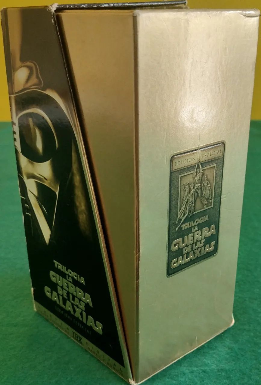 Box Colecao Trilogia Star Wars Filmes Fitas VHS Fita Cassete Filme Acao Video K7 Decoracao - Foto 2