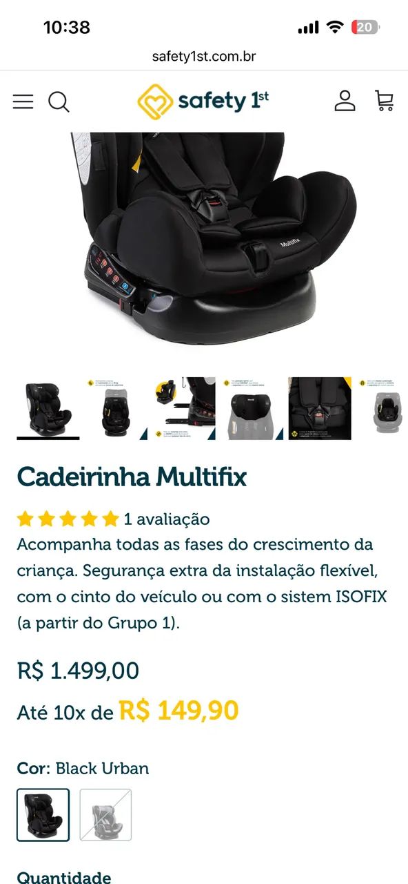 Cadeirinha Safety multiflix  - Foto 3