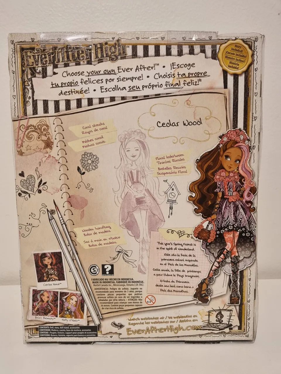 Ever After High Cedar Wood Spring Unsprung  - Foto 4