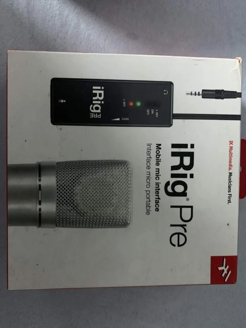 Irig Pre mobile mic interface