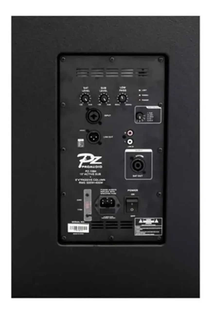 Caixa Alta  e Sub 15" PZ 1584 Torre - Foto 3