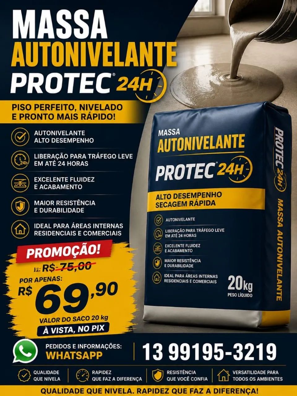 Massa autonivelante protec 24H