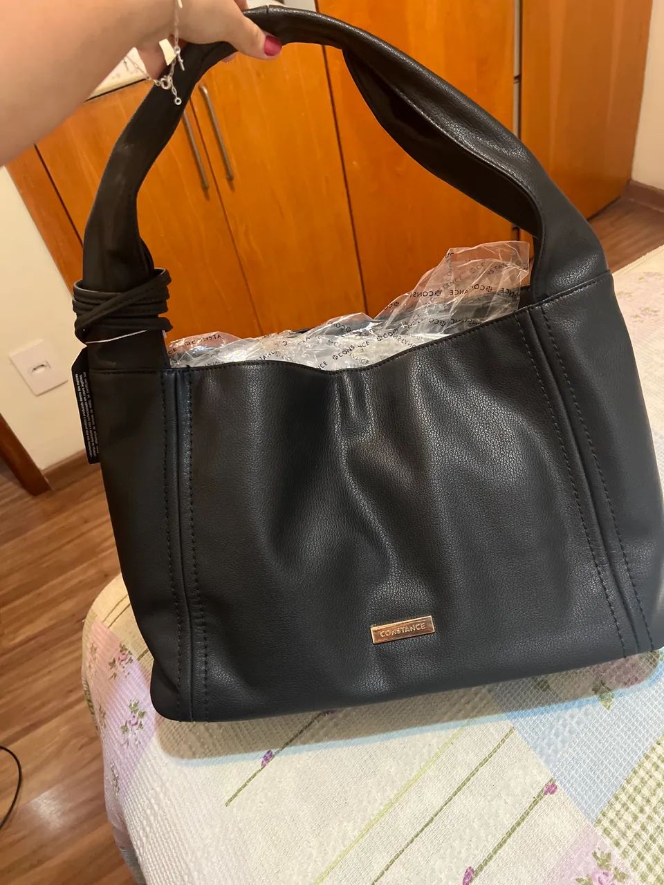 Bolsa Constance couro 