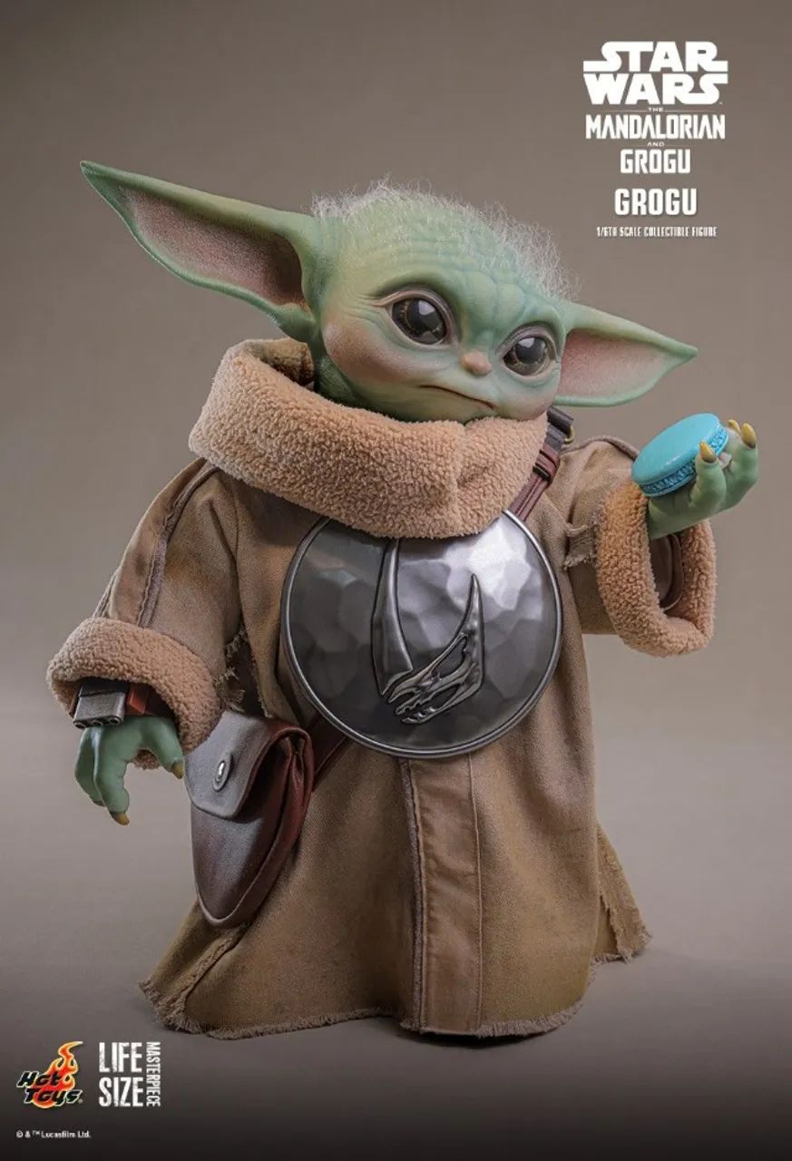 Hot Toys Grogu Star Wars The Mandalorian Tamanho Real - Hobbies e