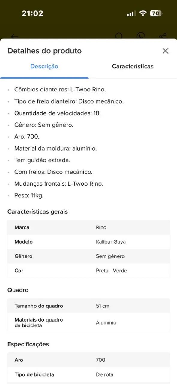 Bicicleta Rino - Foto 2