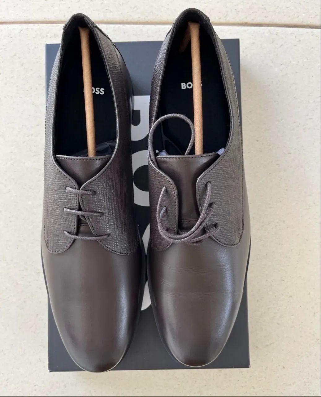 Sapato Social Hugo Boss Marrom  - Foto 4