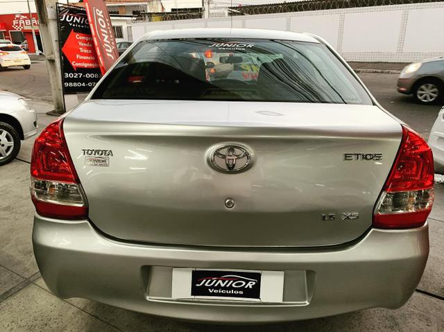 (Junior Veículos)Toyota Etios Sedan Xs 1.5 Completo+Gnv - Foto 6