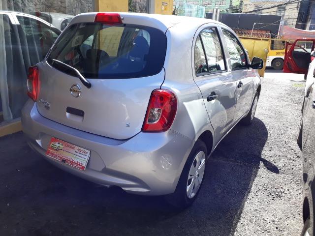 Nissan March s 1.0 ipva e transferencia gratis financiamos sem entrada 2016 - Foto 6