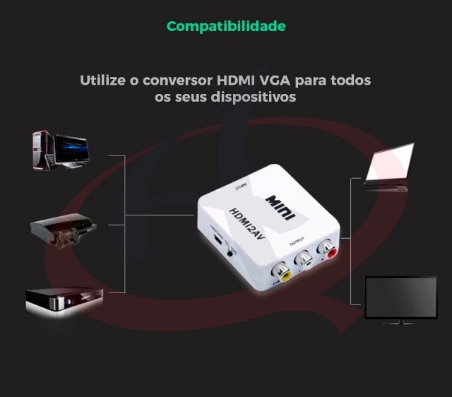 Conversor de video HDMI x video composto av - Foto 5