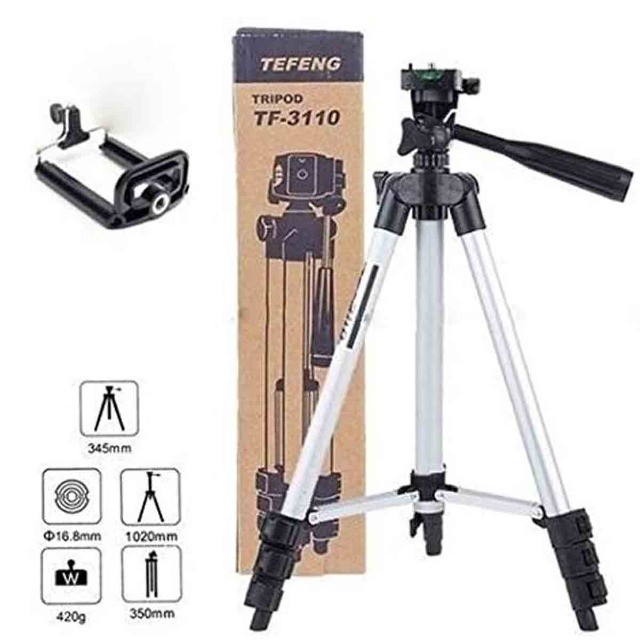 Tripé Tripod Telescópico Alumínio 1,02M Profissional Ideal Câmera Filmadora - Foto 5