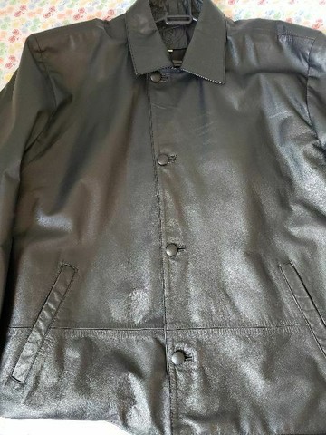 Blazer em Couro Masculino