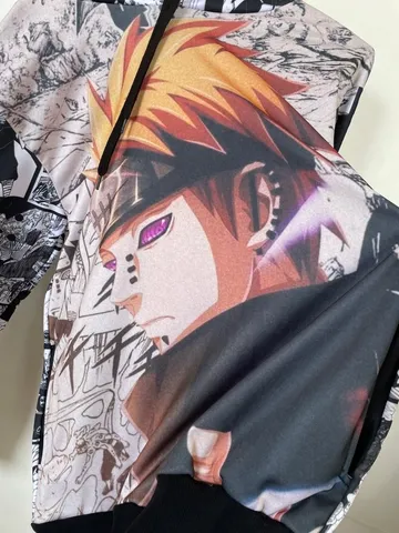 Blusa De Frio Moletom Kurama Naruto Anime Mangá Desenho 01