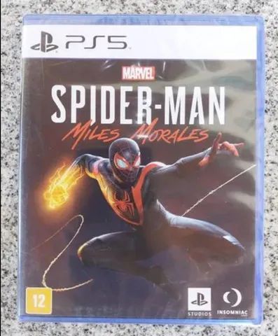 Spider Man Miles Morales Ps midia fisica original jogo zerado como