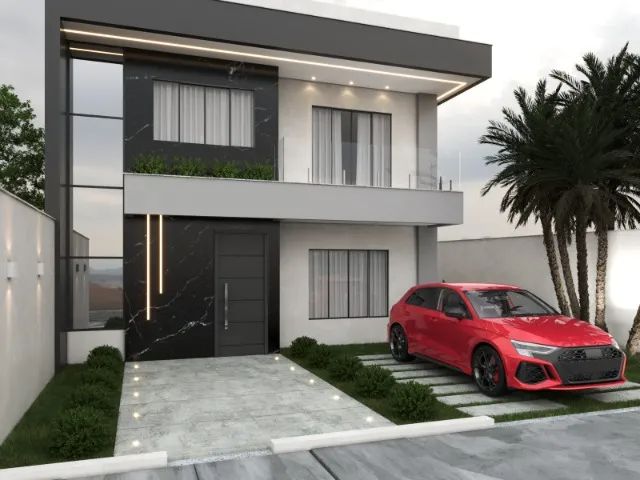 Casa duplex em construção 04 quartos, suíte e closet - Residencial Darcy Dalla Bernardina