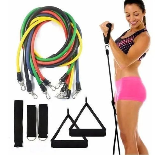 Kit 11 produto para malhar em casa academia trabalho malhação entrega Grátis  - Foto 2