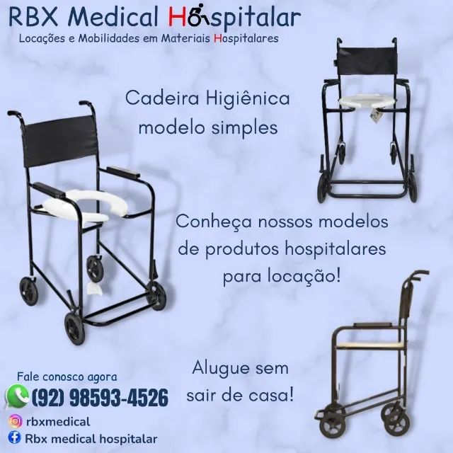 Aluguel de cadeira de banho em Manaus - Foto 2