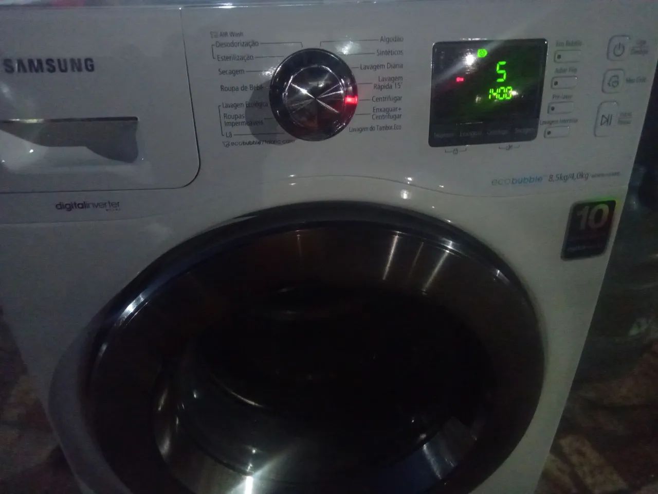 Lava e seca samsung com garantia e o frete incluso