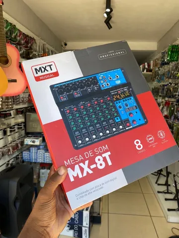 Mesa de som MXT 4 canais
