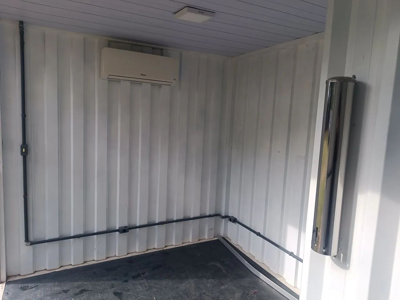 Container escritório completo vidro Blindex ar condicionado - Foto 4