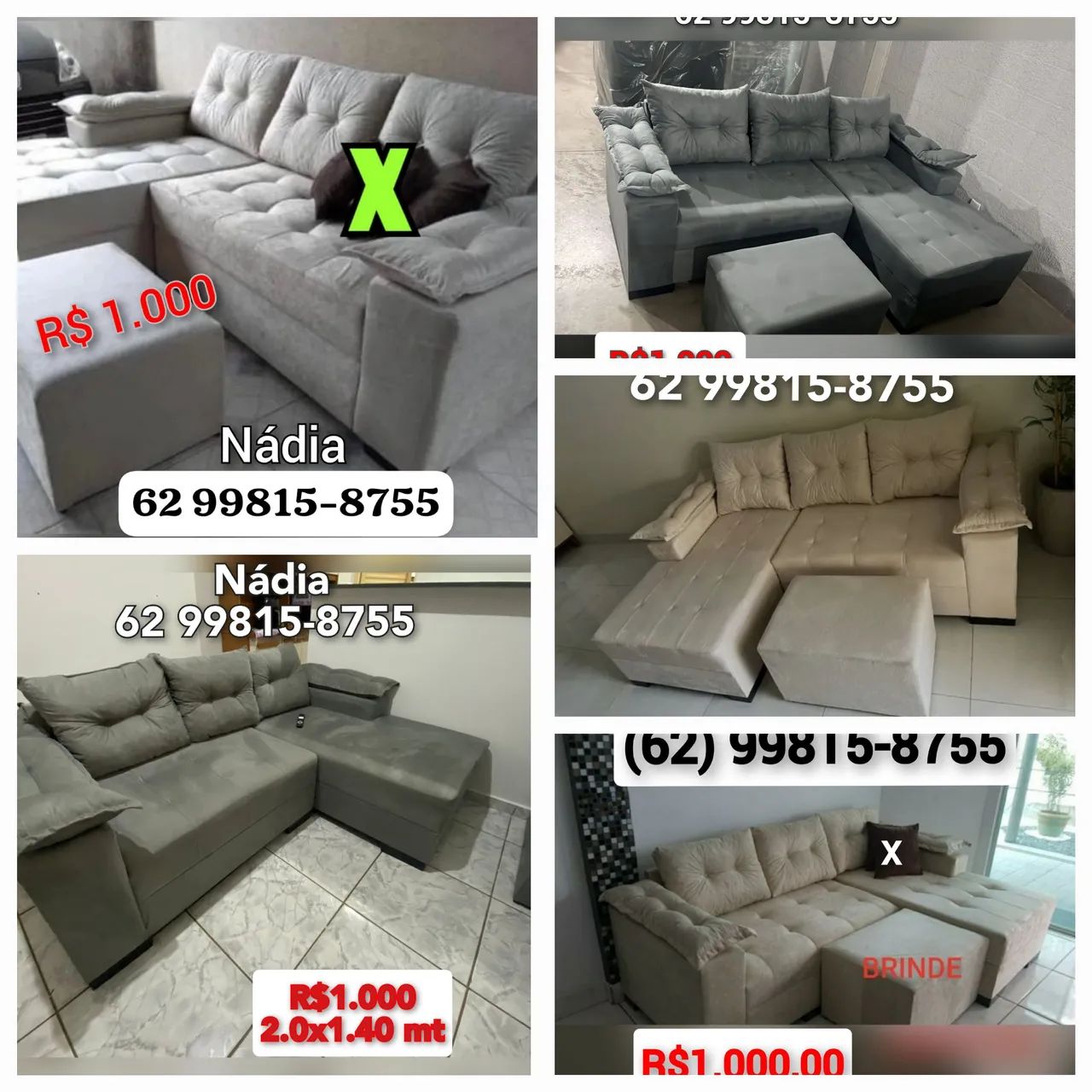 SOFÁ TODO CONFORTÁVEL 