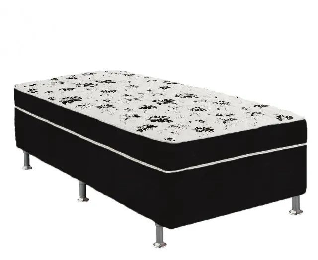 Cama Box Conjugada Solteiro Mola Ensacada 55x88x188 - Foto 4