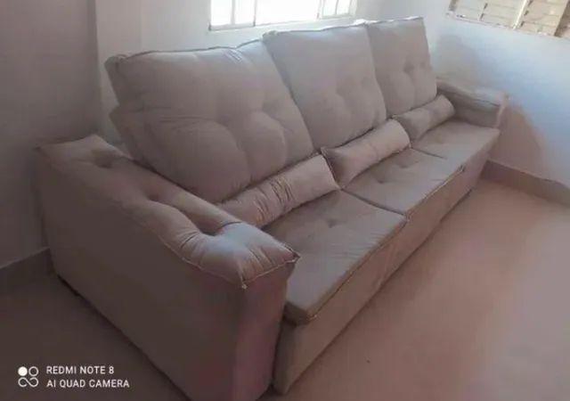 sofa retratil reclinavel fiji em 3 cores 