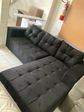 sofá chaise + puff de brinde --- entregamos hoje 