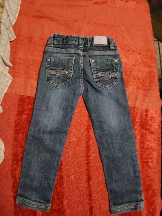 Conjunto Blusa e Calça Jeans Infantil 3 anos - Foto 5