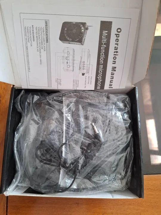 Megafone K-150 Rádio FM Microfone amplificador - Foto 2