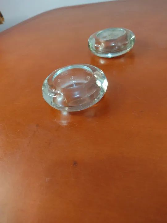 Castiçal em vidro  - Foto 3