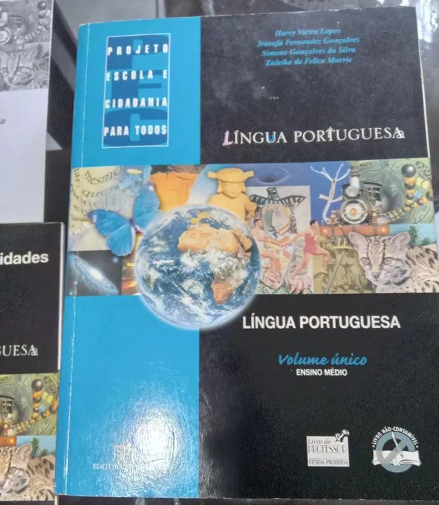Livro de Língua Portuguesa - Ensino Médio - Volume Único editora do Brasil  - Foto 2