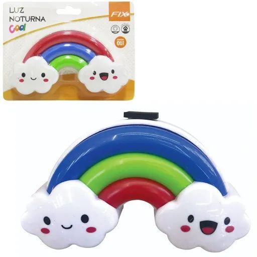 Abajur Luminaria de tomada Arco Iris Fiix Fxn01017