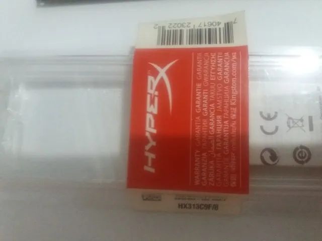 Memória RAM Fury DDR3 color azul 8GB 1333MHZ HyperX HX313C9f/8 - Foto 5