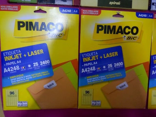 Pimaco Etiqueta inkjet + laser A4 - Foto 2