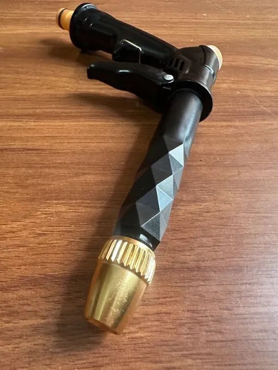 Esguicho  de mangueira pressão aguar as plantas lavar carro quintal pratica eficiente faci - Foto 6